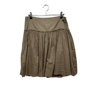 GAP Ruffle Drop Waist Pleated Skirt Size 2